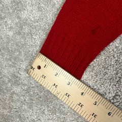 Vintage Lord & Taylor The Boys Shop Red Wool Blend Crewneck Sweater Size 16