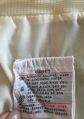 Lovely vintage 1960s/1970s textured oatmeal FLETCHER JONES skirt