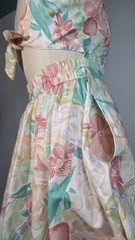 Vintage Carol Anderson Petite Floral Tie back Dress Size 2-4 Cottage Core Lolita
