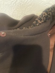 Vintage 40s Coat Brown Wool Fairbrooke NY Princess Coat With Persian Lamb Trim