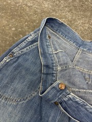 true vintage 1960s stockton of dallas workwear size zip denim jeans