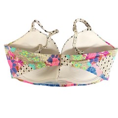 Victoria’s Secret Patchwork Floral Push Up Bikini Top
