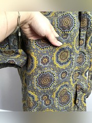 Vintage Viyella Wool Blend Housecoat Robe – Small 🇬🇧