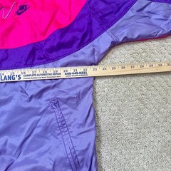 Vintage Nike Track Suit Womens Medium 10-12 Neon Pink Windbreaker Pants 80s 90s