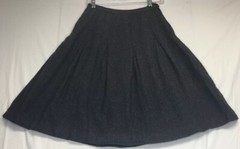 Vintage Madison Wardrobe Maker Wool Skirt Pleated Waist 26 In
