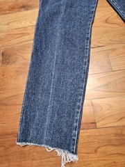 Vintage Wrangler Womens High Waist Bareback Denim Jeans Sz 3/4