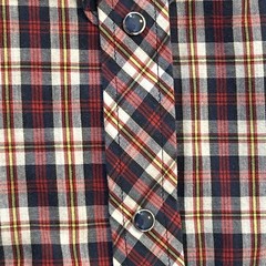 Vtg 80s Kenny Rogers by Karman Western Shirt Snap Button Red, White, & Blue USA