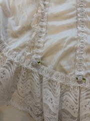 Tosca White Lace Vintage Camisole with White Trim Regular Size M Style 9408