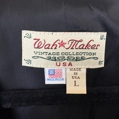 Wah Maker Vintage Collection Floral Tapestry Vest Women Large Western Velvet USA