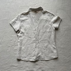 Vintage Eddie Bauer 100% Linen Button Front Top
