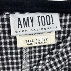 VTG Amy Too Gingham Midi Slip Dress 90s Grunge Cottagecore Spaghetti size 18.5