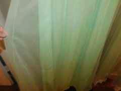 VTG TOSCA LINGERIE OF CALIFORNIA PEIGNOIR SHEER CHIFFON NIGHTGOWN & ROBE LACE M