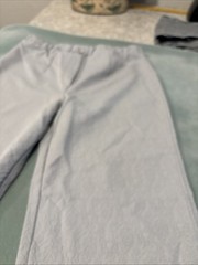 Vintage women’s pants. 1970s Gray with pattern. 29 inch waist. See pictures.