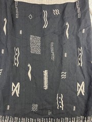 Vintage Maxi Dress 10 Tribal Hieroglyphics Egyptian Boho First Option Aztec USA