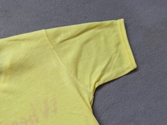 Lancer Vintage 70s 80s where the hell is Honduras yellow shirt womens size 36