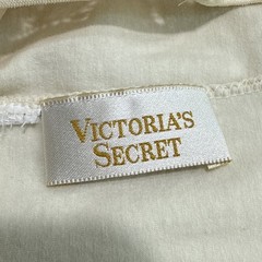 Vintage Victoria’s Secret Lace Bodysuit Ivory Sheer Long Sleeve USA Small