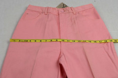 Vintage Pants Cheryl Tiegs Sz W32 L32 80s Cotton Candy Pink Cotton Made USA NWT