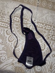 Vintage Y2K Shiny SATIN G-String Thong Panties by Lovin Panties Size S NWOT