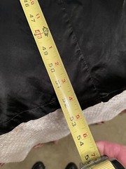 VTG Golden Bee Black Satin Kimono Full Length Robe Embroider Bird Rayon M -12