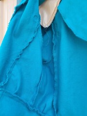 Banjo Ladies Vtg Teal Jacket 17″ Pit To Pit Western Classic Trendy Show Dallas