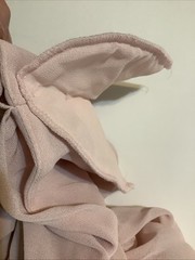 Casadei Women’s Drop Waist Dress Baby Pink Size 6 Lace Sleeveless 90’s 1990 Cute