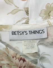 Vintage Betsy’s Things (Size 16) Maxi Dress Floral 80s Cottage Core Retro NEW