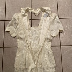 Vintage Scott McClintock Size 6 Ivory Off White Wedding / Formal Dress