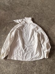 Jane Holley Inc. Original Vintage White Shirt 100% Dacron Polyester Size 12 32