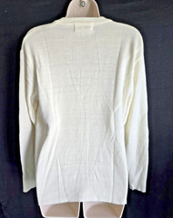 Sporty Preppy Golfcore Vtg 80s Womens Quantum! Cozy Cute Golf Cardigan Sweater L