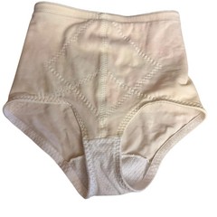 Vintage Honors Girdle Panties M Nylon Shaper Panty Briefs Satin Second Skin