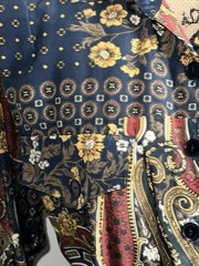 VTG Leslie Fay Midi Dress Belted Size 14P Floral Dressy Classic Chic