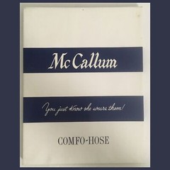 Vtg McCallum COMFO-HOSE Stockings – CHAMPAGNE EX LONG 10 ½-11-11 ½” XL – IN BOX