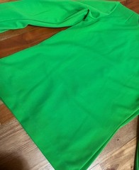 NWT 70 VINTAGE RUSS DUPONT DACRON SZ 12 POLYESTER GREEN DEADSTOCK SWEATER JACKET