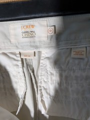 Vintage J.Crew Y2K Chino Flare Pants Womens Size 0 Beige Tan Disco Style