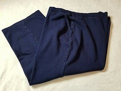 Avenue Women’s Sweat Pants Size 30/32 Blue w/Drawstring at Waist Preowned
