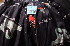 Vintage unbranded skirt with built in belt size 15/16 (16-32W x 27.5)
