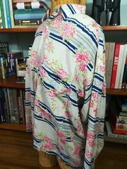 Vintage 80s JAG Floral Blouse /Double Pockets/ Size MEDIUM