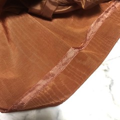 Victor Costa Vintage Party Dress Crytal Jewel Buttons sz 8 Copper 1980s Cocktail