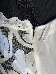 SCHIESSER Germany Slip Size 42 White All Lace Front Nylon Vintage Beauty @flaw@
