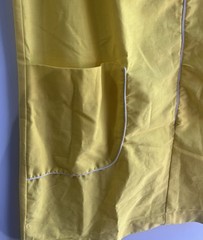 VTG 60s/70s Cotton Dress/Lisa Smock by Lisanne Women’s Size M/L Yellow Floral