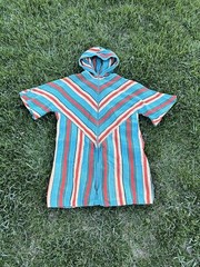 Genuine 60s-70s Rikma Kafiya Women’s Maxi Hooded Dress 100%Cotton Made In Israel