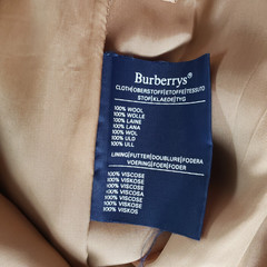 Vintage Burberrys Nova Check Wool Skirt Waist 28″x 29″ Long Sz”K14 Long” England