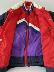 Vintage Johnny Colorado Jacket Red/Blue/White/Purple Youth Size Small Coat