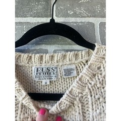 Vintage Russ Petites Cottagecore Sweater Vest Farm Sheep Knit Size M