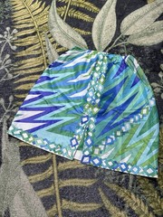 Emilio Pucci for Formfit Rogers geometric print Slip Skirt 60s Created in Italy