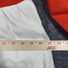 VINTAGE 60s Bonwit Teller Rayon Dress Women Size 8 Red White Blue Shirt Shift
