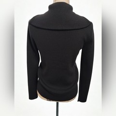 Ralph Lauren Vintage Equestrian Wool And Silk Sweater Zip Jacket Women’s Size M