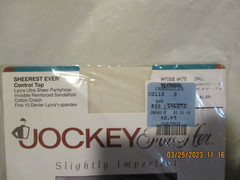VTG Lot of 4 Jockey For Her Pantyhose Nude & Antique White Size Sm & 3 Medium