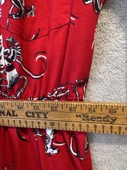 VTG Circle T Marilyn Lenox DRESS Rodeo Equestrian Cowgirl Western Cotton S/M 80s