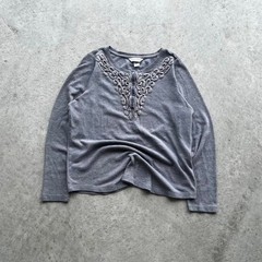 Vintage Grey Long Sleeve Essential